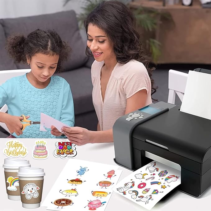 4000 Full Sheets Sticker Paper for Laser & Ink Jet Printers, 8.5" x 11" Full Sheet Address Shipping Label, 4000 Sheets 4000 Labels