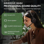 Yealink UH44 Teams Certified USB Wired Headset with 2 Noise Cancelling Mics,Stereo Sound for PC,Laptop,Teams,Zoom,Call Center,Home Office,Inline Controls,Comfort Ear Cushions,USB-C/A,Busylight-Black