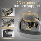 750lbs Big and Tall Office Chair- Heavy Duty Executive Chair with 5D Flip Arms and Adjustable Lumbar Support, Ergonomic Mesh High Back Desk Chair, Ergonomic Executive Home Office Computer Chair