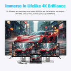 RSHTECH USB C Hub Docking Station Dual Monitor 12 in 1 Triple Display Multiport Adapter with 2 HDMI, 4K DP, 3 USB 3.2 10Gbps, 2 USB 3.0 Ports, 100W PD, Gigabit Ethernet, SD/TF for MacBook, Laptops