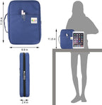 YOUSHARES 166 Slots Colored Pencil Case, 110 Slots Gel Pens fo Coloring Case Organizer, Handy Multilayer Color Pencil Holder for Glitter Gel Pens, Refills, Colored Pencils for Adults & Artist (Blue)