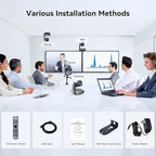 Tenveo VLoop 11X Optical Zoom PTZ Camera Conference Camera, USB3.0/HDMI FHD 1080P 60FPS, for Video Conferencing Live Streaming Church Services Worship Events Business Meeting, Red Dot Design Winner