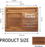 History Teacher Sticky Note Holder, History Teacher Gifts, Thank You Appreciation Quote Gifts for History Teacher Women Men from Student Self-Stick Note Pad Holders ZSS29