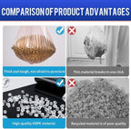 SWIHELP Trash Bags, 4 Gallon / 15 Liters Small Garbage Bags for Office, Kitchen,Bedroom Waste Bin,Colorful Portable Strong Rubbish Bags,Wastebasket Bags 240 Counts