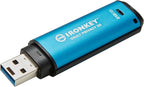 Kingston Ironkey Vault Privacy 50 USB-A 512GB Encrypted Flash Drive | FIPS 197 Certified | XTS-AES 256-bit | BadUSB and Brute Force Protection | Mult-Password Option | IKVP50/512GB