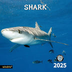 2025 Wall Calendar,Calendar 2025, January 2025 - December 2025, Wall Calendar Shark, 12" x 24" Opened,Full Page Months Thick & Sturdy Paper for Gift Perfect Calendar Organizing & Planning