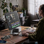 FIDECO Powered USB Hub, 7 Port USB 3.2 Gen 2, 10Gbps Fast Data Hub for iPhone 16/15 and Laptop, Aluminum USB Splitter with 5V 3A Power Adapter, 4 USB-A and 3 USB-C Ports, Support BC1.2 Charging