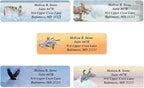 in The Wild Assorted Designer Name & Address Labels with Elegant Plastic Dispenser