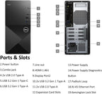 Dell Desktop Computers Tower PC for Home Business Student, 14th Gen Intel Core i5-14400 (Beat i7-13620H), 16GB DDR5 RAM, 1TB PCIe SSD, WiFi Adapter, DisplayPort, HDMI, Type-C, Windows 11 Pro