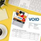 Fastnotes Void Self-Inking Rubber Stamp by COLOP - Great for Office Documents, Notary, Warehouse, Accounting Paperwork, Business, and Legal Documentation - Blue Ink (Void- Blue)