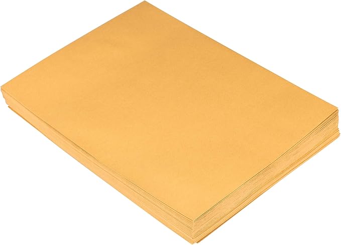 JAM PAPER 10 x 13 Open End Catalog Premium Envelopes with Peel and Seal Closure - Brown Kraft Manila - Bulk 250/Box
