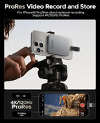 ORICO 1TB Magnetic Portable SSD, Aluminum Alloy, 4K 120 fps ProRes HDR Record and Store, Up to 2000MB/s, External Solid State Drive, Compatible with iPhone 16 Pro Max, Tablet, Computer - K20