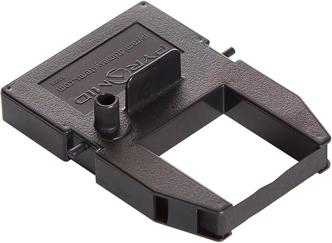 Pyramid Time Systems, Model 5000 Auto Totaling Time Clock, Handles up to 100 Employees, Made in USA, Black & 5000R Genuine Replacement Ribbon for 3550ss, 3600ss, 4000Pro, 5000, 5000HD Time Clocks