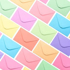 Gift Card Envelopes - 100-Count Mini Envelopes, Paper Business Card Envelopes, Bulk Tiny Envelope Pockets, 10 Pastel Colors, 4 x 2.7 Inches