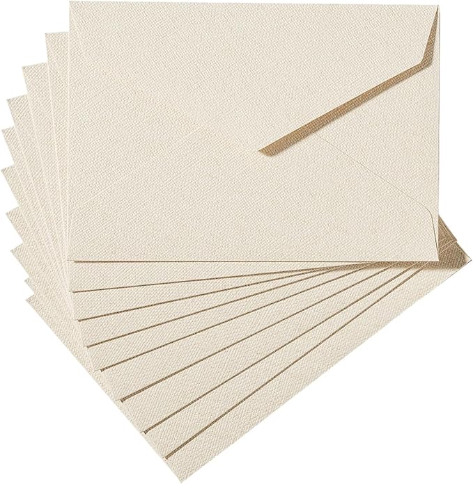 20 Pcs White Envelopes 4 x 6,A6 Envelopes, Card Envelopes, White Paper Envelopes, Invitation Envelopes, Postcard Envelopes(Ivory White)