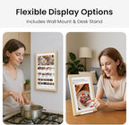 ApoloSign Digital Calendar: Electronic Calendar, Smart Touchscreen Interactive Display for Chore Chart, Family Schedules Planner, Supports All Apps via Google Play (Yellow, 15.6-inch)