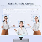 NexiGo HelloCam Pro, Webcam with Windows Hello, 1080P 60FPS Autofocus, True Privacy, Automatic Electronic Shutter, Computer Camera, Microphone, Facial Enhancement, HD USB Web Cam