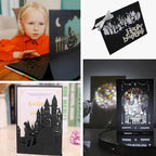 OcePor 100 Sheets Black Cardstock 9” x 12”, 92lb/250gsm Black Card Stock, Thick Card Stock Paper, Heavy Cardstock Paper for Printer, Resume, Scrapbooks, Art, Crafts, Business Cards