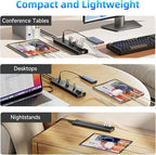 Powered USB 3.0 Hub, 16-Port USB C Hub Splitter (10 USB 3.0+2 QC 3.0+2 Smart Charging+2 USB-C 3.0) with Individual Switches, 12V 7.5A 90W UL Certified Power Adapter for Laptop, Mac, PC, Computer