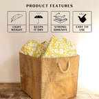 Poly Mailers 6x9 Inch 100 Pack Small Shipping Bags Strong Thick Mailing Envelopes | Self Sealing Adhesive | Waterproof & Tear Resistant | Small Business Packaging for Clothing - Floral Mustard Yellow