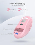 TECKNET Wireless Mouse for Laptop, 2.4G Wireless Computer Mouse, 5-Level Adjustable 4800 DPI, Silent Mouse with Receiver & 6 Buttons, 18 Months Battery Life, USB Portable Mouse for Mac, Chromebook