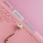 UPAFEXXI-Laminated Bible Tabs (Gold Foil Embossed Lettering), Bible Tabs for Women and Men, Reposition Large Print Stickers, Easy to Read and Apply, 80Chapters Labels for Easy Navigation