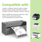 Compatible 3" x 1" Direct Thermal Labes Replacement for Barcodes Postage Address Shipping Compatible with Rollo & Zebra Desktop Printers Adhesive & Perforated (12 Rolls, 1300 Labels/Roll)