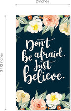 Canopy Street Inspirational Quote Cards / 50 Positivity Cards / 25 Uplifting Designs / 2" x 3.5" Flat Mini Motivational Business Card Sized Notes/Made In The USA