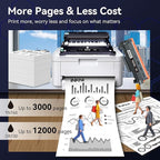 TN760 and 730 Drum Unit Compatible Toner Cartridge Replacement for Brother TN-730/TN-760 730 TN-760 for MFC-L2710DW MFC-L2750DW DCP-L2550DW HL-L2350DW HL-L2395DW HL-L2370DW (3Pack)