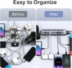 Powered USB 3.1 Hub, ACASIS 16 Ports USB 3.1 Hub with 10Gbps Data Speed，Aluminum Housing, USB Hub Powered with 96W Power Adapter, USB Hub for PC/Laptop, Computer, Flash Drive, Printer, Camera