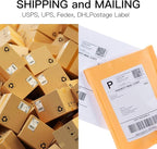 LotFancy 4x6 Thermal Labels, 440 Shipping Labels (2 Rolls) Compatible with DYMO LabelWriter 4XL 1744907, Perforated Postage Label for Rollo, Zebra Desktop Printers, Commercial Grade