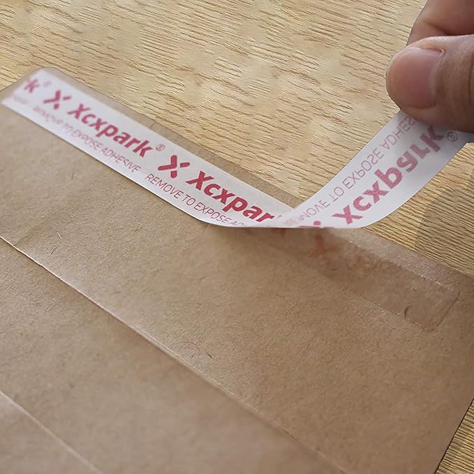 120 Qty Printable A4 Invitation Envelopes 4.25 x 6.25 Cards, Self Seal 120GSM Brown Paper Envelopes for Invitations, Papers, Photos, Documents, Wedding, Baby Shower, Easy to Seal and Peel