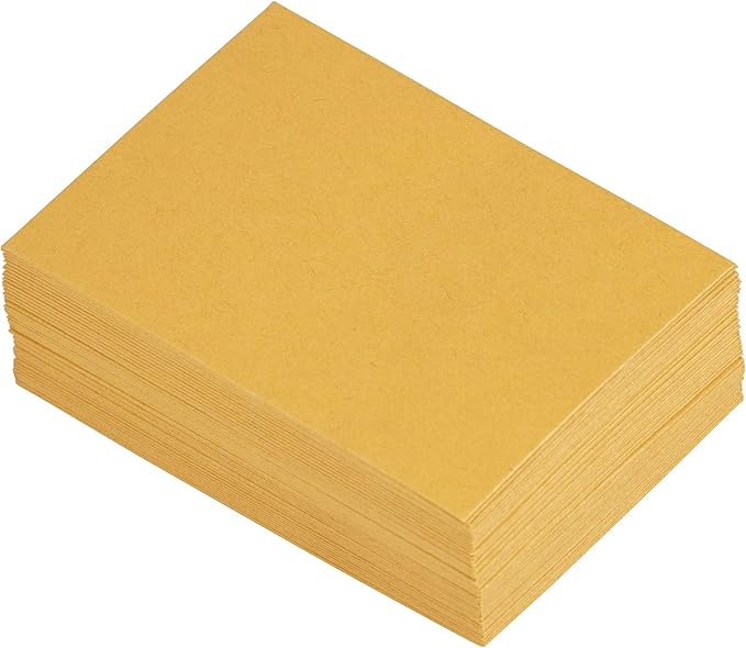 JAM PAPER #4 Coin Business Commercial Envelopes with Peel and Seal Closure - 3 x 4 1/2 - Brown Kraft Manila - 100/Pack