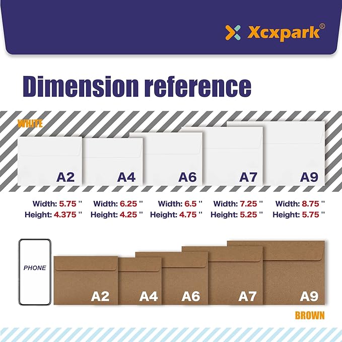 120 Qty A9 Invitation Envelopes 5.75x8.75, Self Seal 120GSM Brown Kraft Paper Envelopes for Invitations, Papers, Photos, Documents, Wedding, Baby Shower, Easy to Seal and Peel