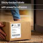 HP 4” x 6” Direct Thermal Shipping Labels, 4 Rolls 250 Sheets per Roll, Multipurpose Thermal Labels for Personal or Business Use, Compatible with HP and Other Thermal Label Printers, White