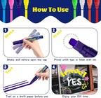 8 Pcs Liquid Chalk Markers - 7mm Assorted Colors, Washable Markers for Cars, Glass, Chalkboards, Posters, Business