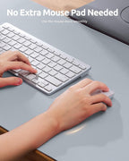 YSAGi Leather Desk Protector, Office Mat, Large Mouse Mat, Non-Slip PU Leather Blotter, Laptop Desk, Waterproof Writing Pad for Office and Home (Light Grey, 31.5" x 15.8")