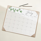 Cabbrix Desk Calendar 2025-2026 with Desktop Mat, Large Desk Pad Calendar 21" x 16-1/2" July 2025 to December 2026, Desk Blotter Calendar for Home School and Office, Apricot