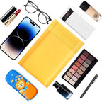 52Pack Yellow 4x8inch Kraft Bubble Mailers Small Business Mailing Packages Self-Sealing Paper Envelopes, Mailer Shipping package Strong Adhesion Padded Envelopes for Jewelry Makeup Supplies