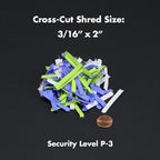 Aurora AU1030XA 10-Sheet Crosscut Paper/Credit Card Shredder with 4.4-Gallon Wastebasket