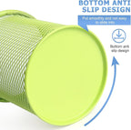 Tamaki Pen Holder Cup for Desk, Wire Mesh Pencil Cup Holder for Desk Office Pen Organizer (Green)