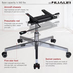 Genuine Leather Modern Executive Chair High-Back Support 90 to 150 Degrees Tilt and Upholstered Home Desk Chair with Base 400LB Capacity Swivel Computer Office Chair (Orange)