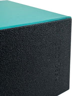 UnionBasic Magazine File Holder, Leatherette Desktop Document Organizer, Home Office Paper Holder File Storage Literature Sorter, Peacock Blue