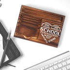 School Psychologist Gifts for Women, School Psychologist Office Sign, Thank You Gifts for School Psychologist, Funny Desk for Women Office, School Psych Gift Desk Retro Note Pad Holder VN335