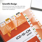 Index Tabs for ICD-10-CM 2025 Expert Codebook - Easy Navigation for Medical Coding Books (for AAPC Version)
