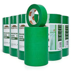 Green Painters Tape Multi-Surface Masking Tape 1.41 inch x 60 Yard, Indoor and Outdoor Painting Tape, Residue Free Easy Removal with Sharp Lines, Paint Tape for Walls, Auto, Home, 36Rolls