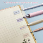 Potanro Sticky Book Tabs 360PCS Notebook Tabs Colorful Book Annotation Tabs Kit Writable Book Tabs Repositionable Color Page Markers Bible Tabs for Office Supplies