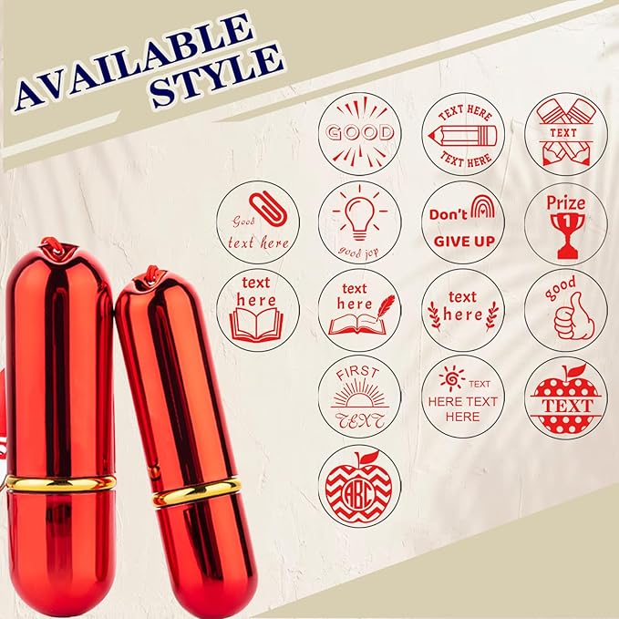 Custom Loyalty Card Stamp Personalized Self Inking Stamp for Business Stamp, Teacher Stamp, Reward Stamp, Self Inking Stamp, Small Round Rubber Stamp