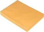 JAM PAPER 9 x 12 Open End Catalog Premium Envelopes with Peel and Seal Closure - Brown Kraft Manila - 100/Pack