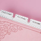 UPAFEXXI-Laminated Bible Tabs (Gold Foil Embossed Lettering), Bible Tabs for Women and Men, Reposition Large Print Stickers, Easy to Read and Apply, 80Chapters Labels for Easy Navigation(White)